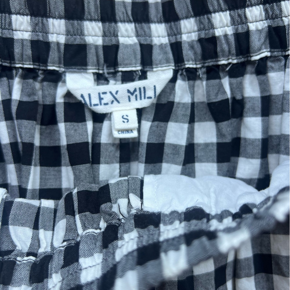 Alex Mill gingham check midi skirt - Picture 2 of 8